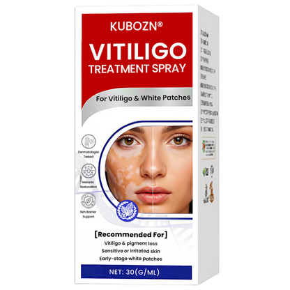 KUBOZN® Vitiligo Treatment Spray 🌿 Herbal Formula Certified — (Supports Repigmentation, Prevents New Spots, and Restores Natural Skin Tone Without Steroids) (zth)