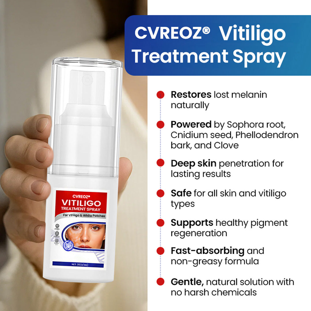 Cvreoz® Vitiligo Treatment Spray 🌿 Herbal Formula Certified — (Supports Repigmentation, Prevents New Spots, and Restores Natural Skin Tone Without Steroids) (offer)