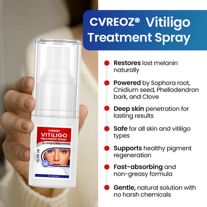 Cvreoz® Vitiligo Treatment Spray 🌿 Herbal Formula Certified — (Supports Repigmentation, Prevents New Spots, and Restores Natural Skin Tone Without Steroids) (offer)
