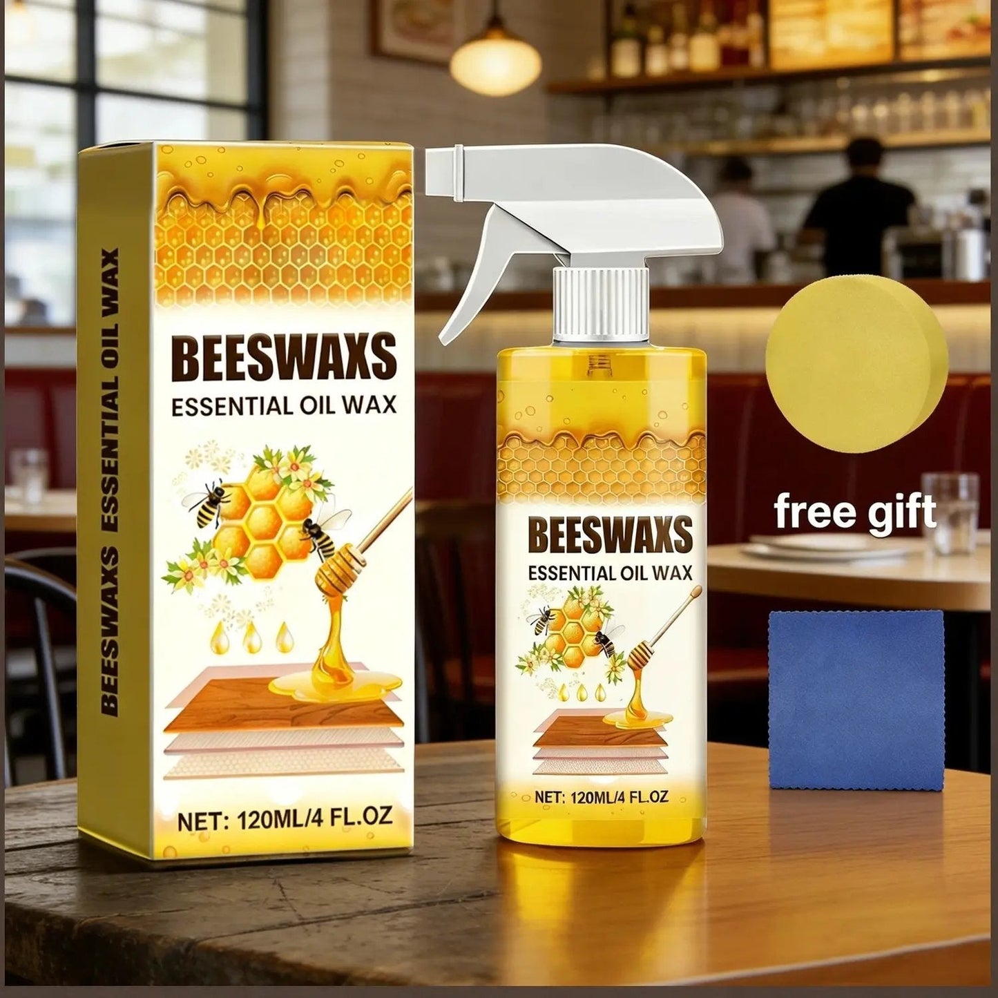 Ajaxfit™2026 HOT SALE🔥Beeswax Wood Polish Spray