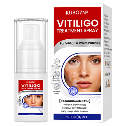 KUBOZN® Vitiligo Treatment Spray 🌿 Herbal Formula Certified — (Supports Repigmentation, Prevents New Spots, and Restores Natural Skin Tone Without Steroids)