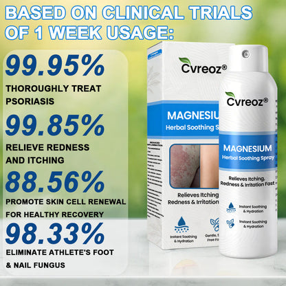 ✅  Official Store: Cvreoz® Magnesium Herbal Psoriasis Spray ⚕️ FDA Certified (for the treatment of psoriasis and eczema, improvement of bacterial infections in the genital area, treatment of acne and warts, eliminates psoriasis and eczema, etc.)
