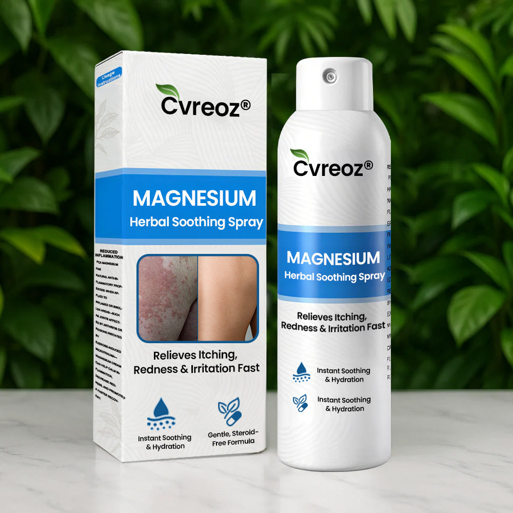 ✅  Official Store: Cvreoz® Magnesium Herbal Psoriasis Spray ⚕️ FDA Certified (for the treatment of psoriasis and eczema, improvement of bacterial infections in the genital area, treatment of acne and warts, eliminates psoriasis and eczema, etc.)