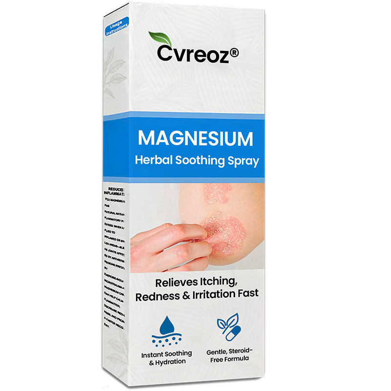 ✅  Official Store: Cvreoz® Magnesium Herbal Psoriasis Spray ⚕️ FDA Certified (for the treatment of psoriasis and eczema, improvement of bacterial infections in the genital area, treatment of acne and warts, eliminates psoriasis and eczema, etc.) (Offer)