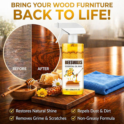 Ajaxfit™2026 HOT SALE🔥Beeswax Wood Polish Spray