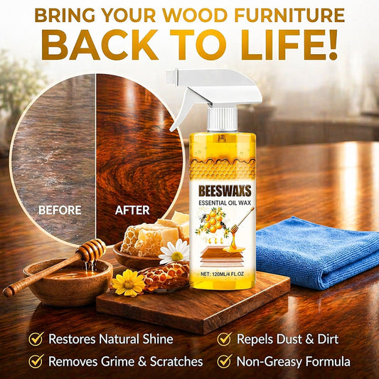Ajaxfit™2026 HOT SALE🔥Beeswax Wood Polish Spray