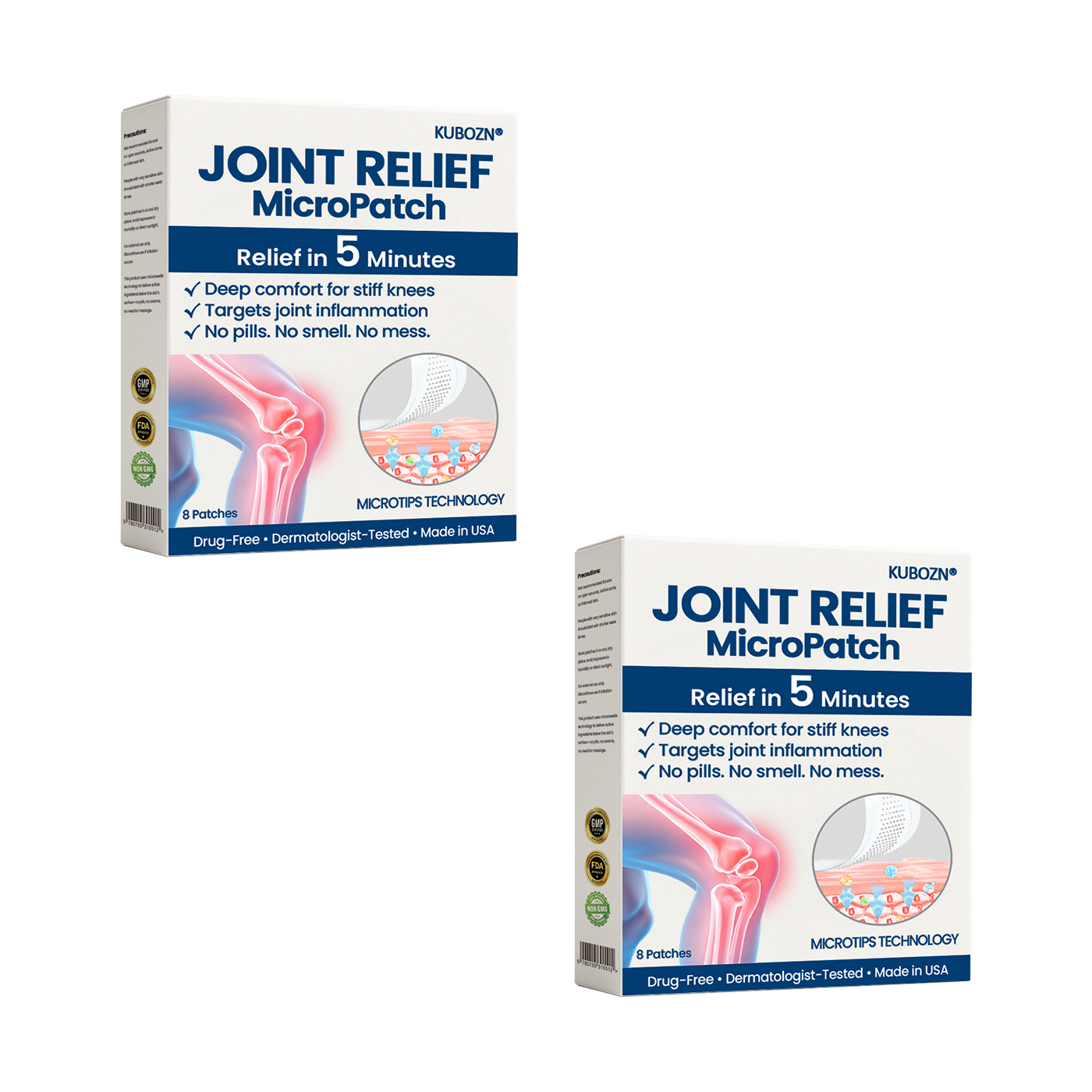 KUBOZN® Joint Relief MicroPatch – Fast Soothing for Knee Pain (Offer)