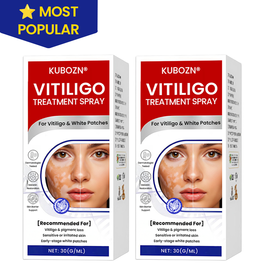 KUBOZN® Vitiligo Treatment Spray 🌿 Herbal Formula Certified — (Supports Repigmentation, Prevents New Spots, and Restores Natural Skin Tone Without Steroids) (zth)