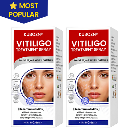 KUBOZN® Vitiligo Treatment Spray 🌿 Herbal Formula Certified — (Supports Repigmentation, Prevents New Spots, and Restores Natural Skin Tone Without Steroids) (zth)