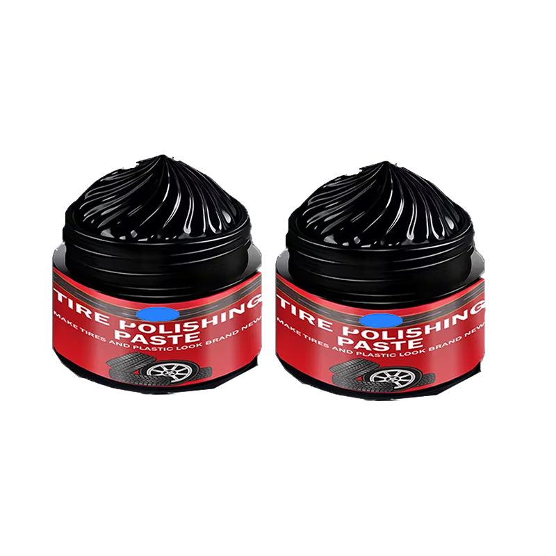 🚗3-in-1 Tire & Plastic Trim Renewal Paste – Restore Shine & Prevent Cracking