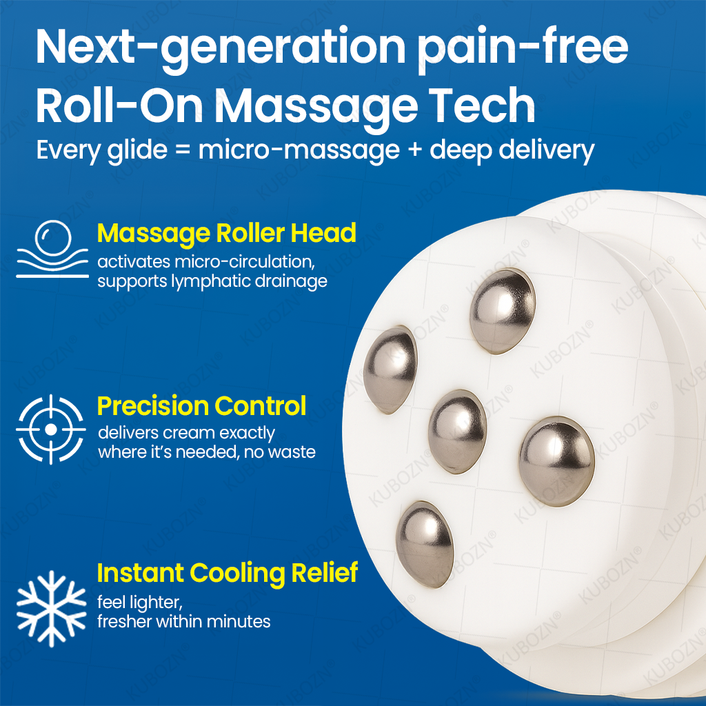 KUBOZN® Roll-On Cream for Lymphatic Drainage & Swelling Relief (offer)