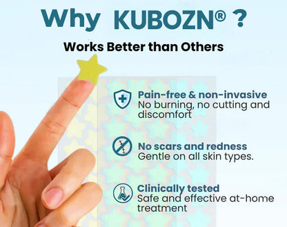 ✨KUBOZN® Pro MicroDarts Star Patch – Painless, Fast & Effective Skin Tag Removal