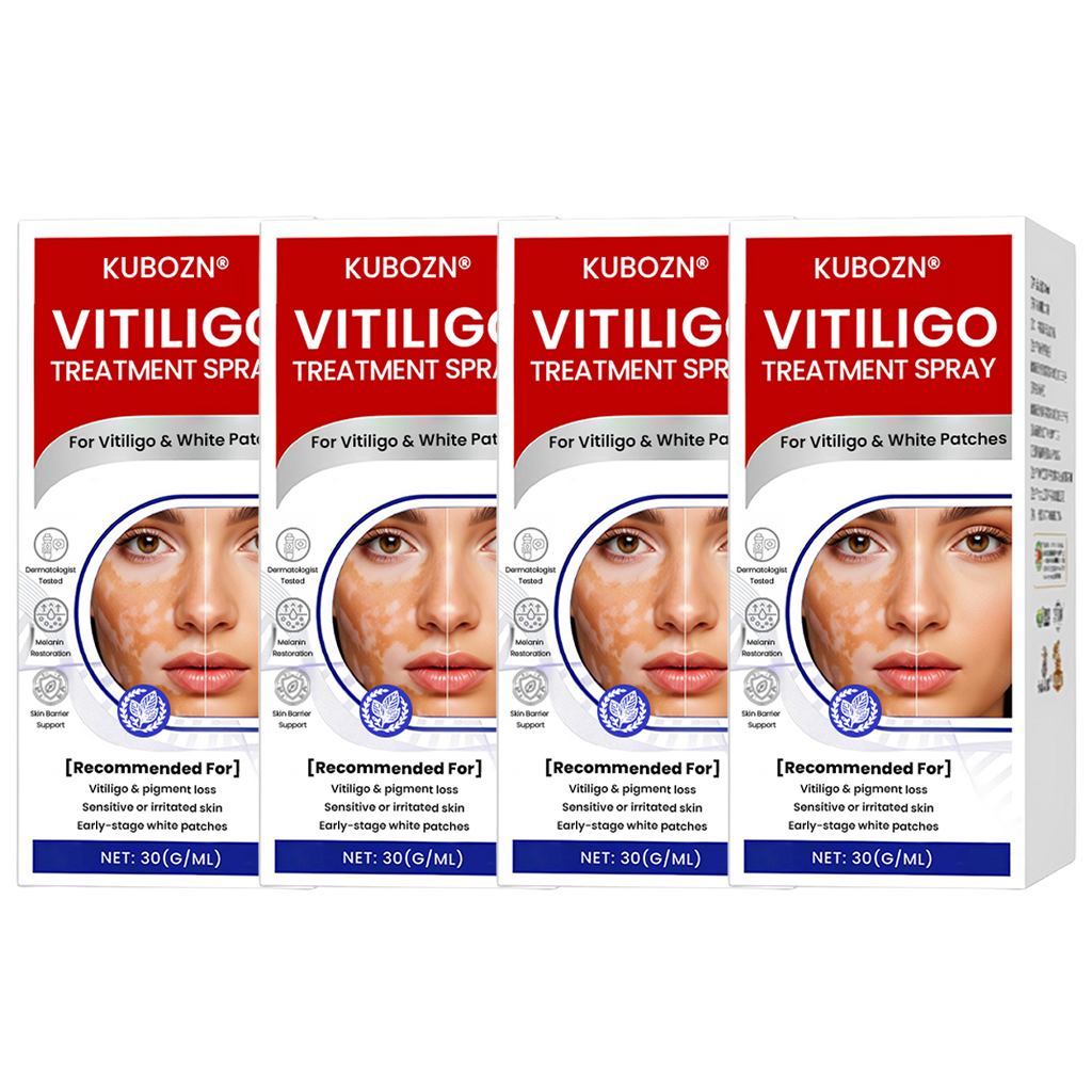 KUBOZN® Vitiligo Treatment Spray 🌿 Herbal Formula Certified — (Supports Repigmentation, Prevents New Spots, and Restores Natural Skin Tone Without Steroids) (zth)