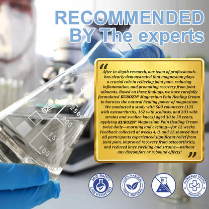 ✅Officially Recommended KUBOZN® Advanced Magnesium Pain Relief Cream (Treats Arthritis, Neuropathy, Rheumatism, Sports Injuries & More)