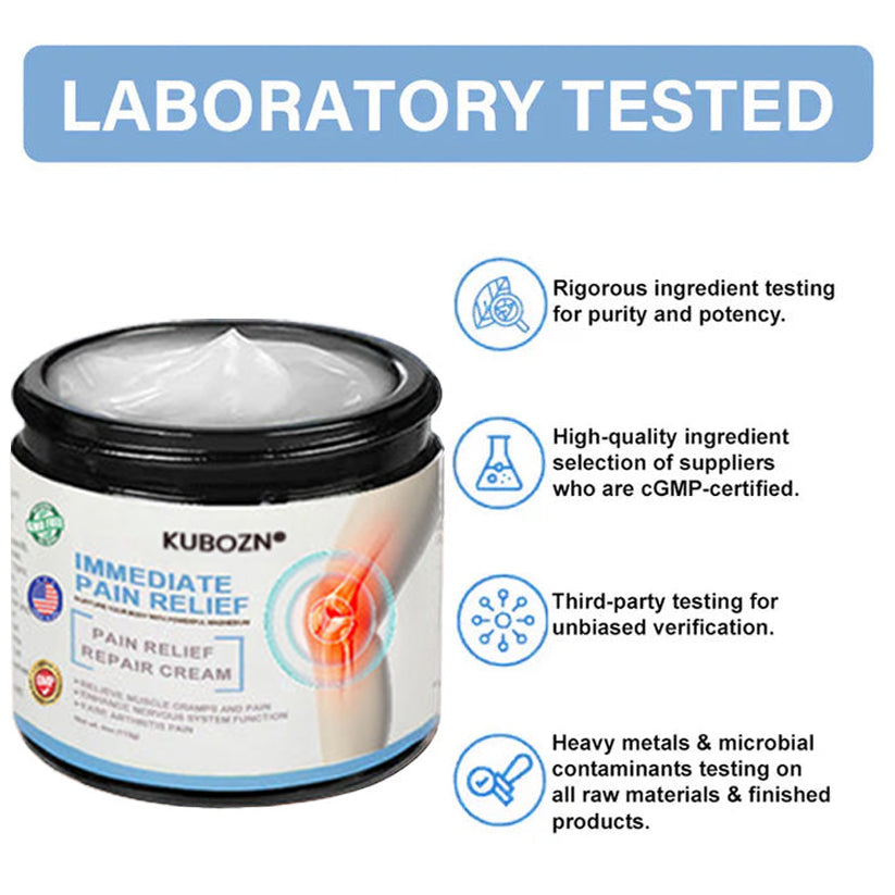 ✅Officially Recommended KUBOZN® Advanced Magnesium Pain Relief Cream (Treats Arthritis, Neuropathy, Rheumatism, Sports Injuries & More)