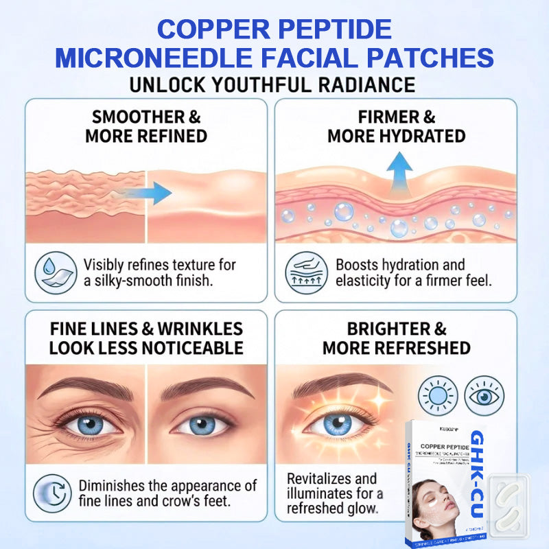 KUBOZN® GHK-Cu Microneedle Facial Patches