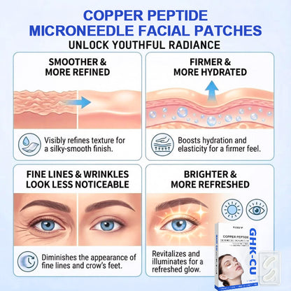 KUBOZN® GHK-Cu Microneedle Facial Patches