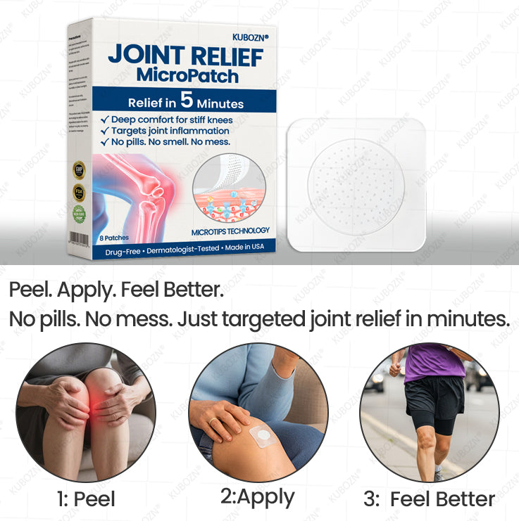 KUBOZN® Joint Relief MicroPatch – Fast Soothing for Knee Pain