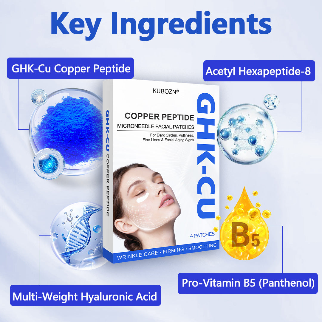 KUBOZN® GHK-Cu Microneedle Facial Patches