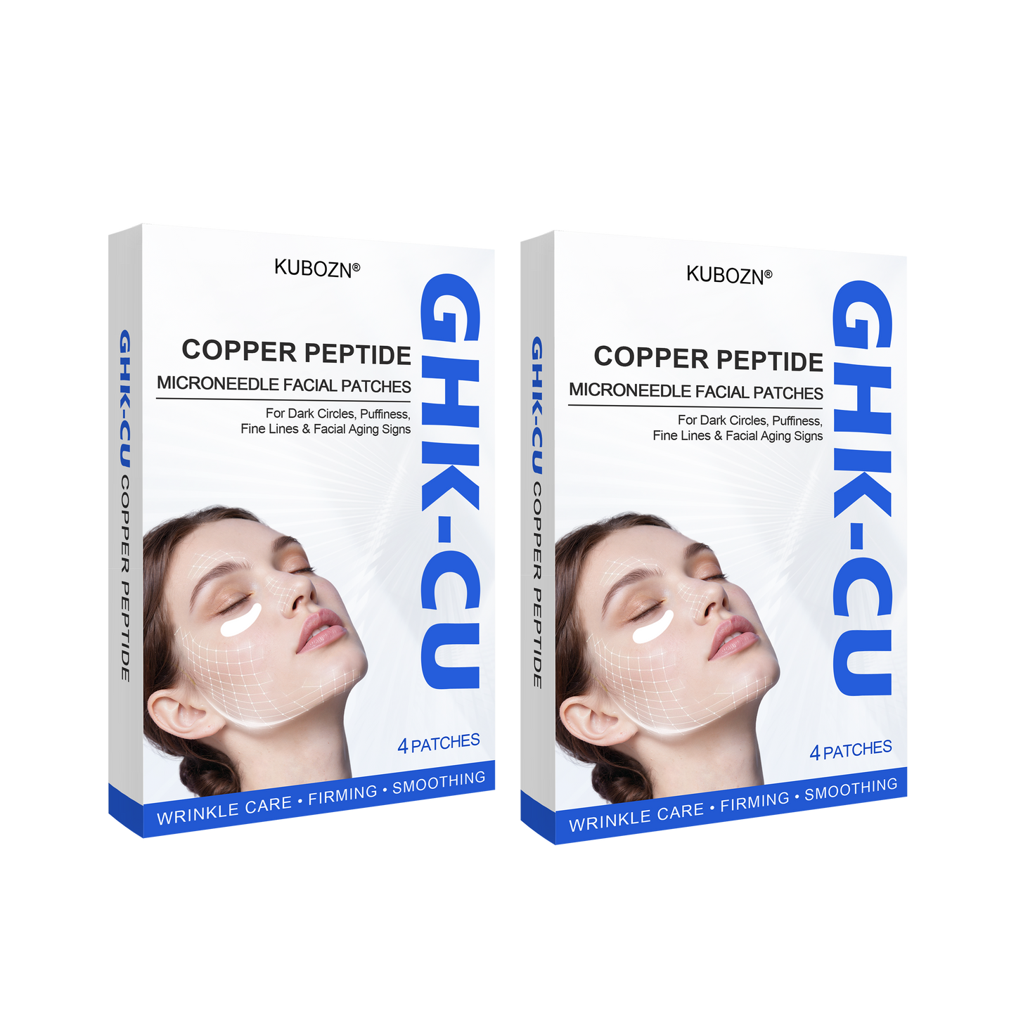 KUBOZN® GHK-Cu Microneedle Facial Patches