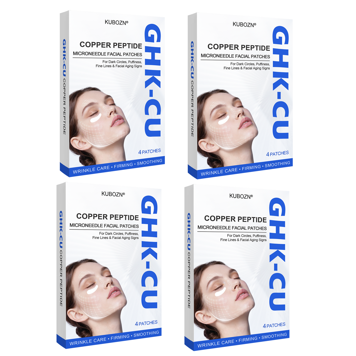 KUBOZN® GHK-Cu Microneedle Facial Patches