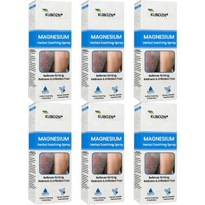 ✅  Official Store:KUBOZN® Magnesium Herbal Spray – Fast Relief for Psoriasis & Eczema | No-Rub, Steroid-Free