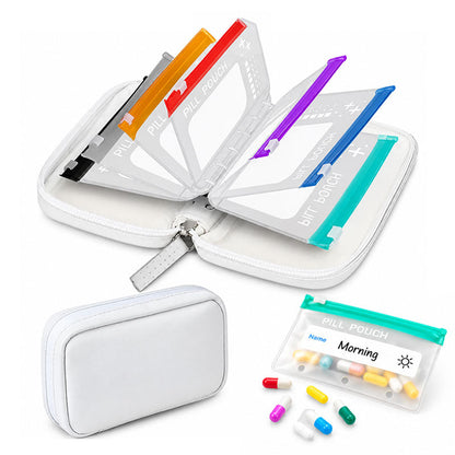 Modular Wellness Wallet – 7-Day Travel Pill & Vitamin Organizer Case (OFFER)