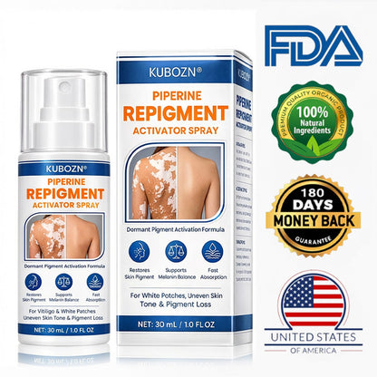 ⚡KUBOZN® Piperine Repigment Activator Spray to Reactivate Dormant Pigment Cells & Restore Natural Skin Color (offer)