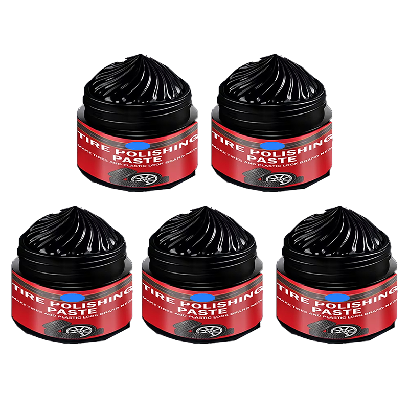 🚗3-in-1 Tire & Plastic Trim Renewal Paste – Restore Shine & Prevent Cracking