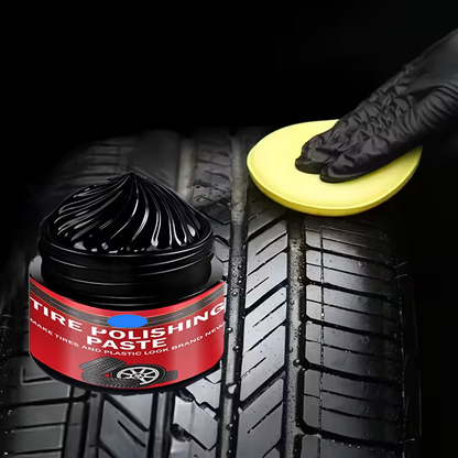 🚗3-in-1 Tire & Plastic Trim Renewal Paste – Restore Shine & Prevent Cracking
