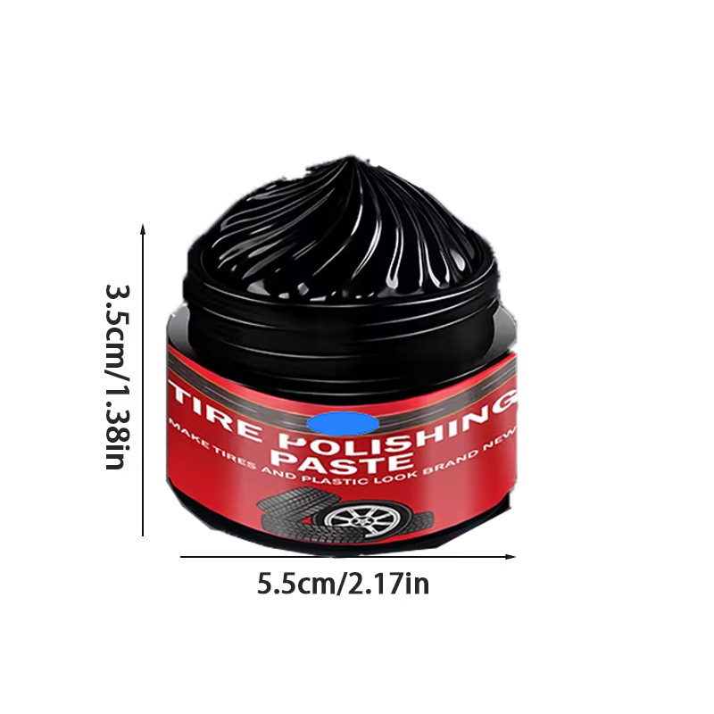 🚗3-in-1 Tire & Plastic Trim Renewal Paste – Restore Shine & Prevent Cracking